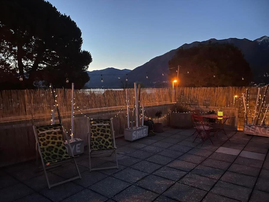Appartamento Con Terrazza A Due Minuti Dal Lago Minusio Bagian luar foto