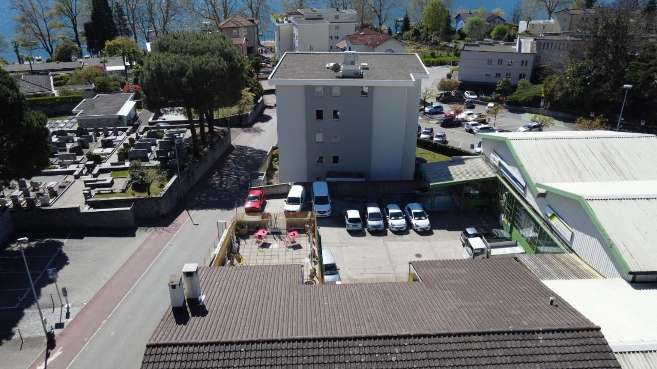 Appartamento Con Terrazza A Due Minuti Dal Lago Minusio Bagian luar foto