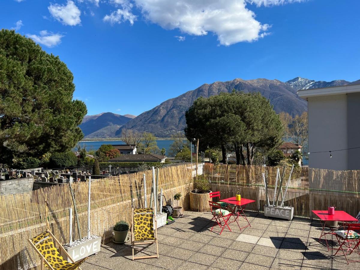 Appartamento Con Terrazza A Due Minuti Dal Lago Minusio Bagian luar foto