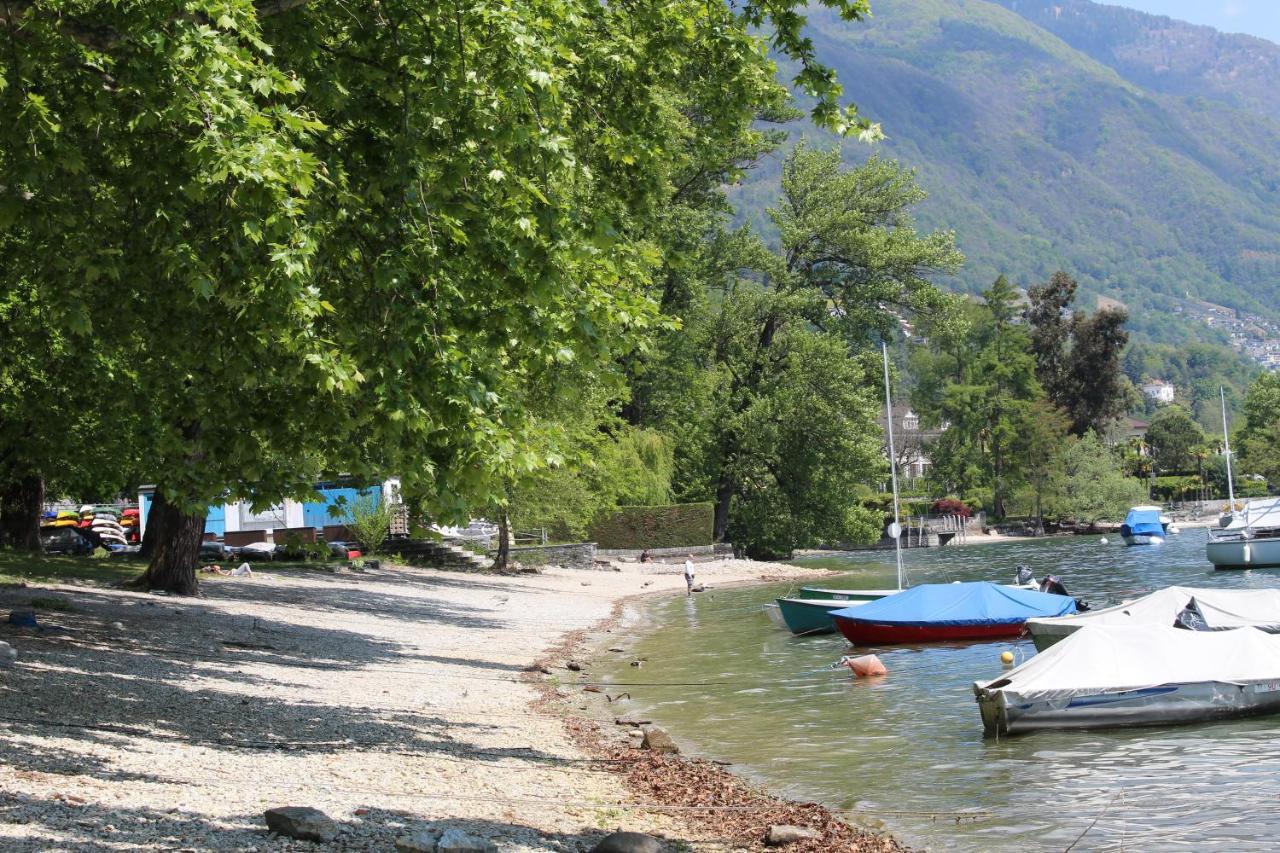Appartamento Con Terrazza A Due Minuti Dal Lago Minusio Bagian luar foto