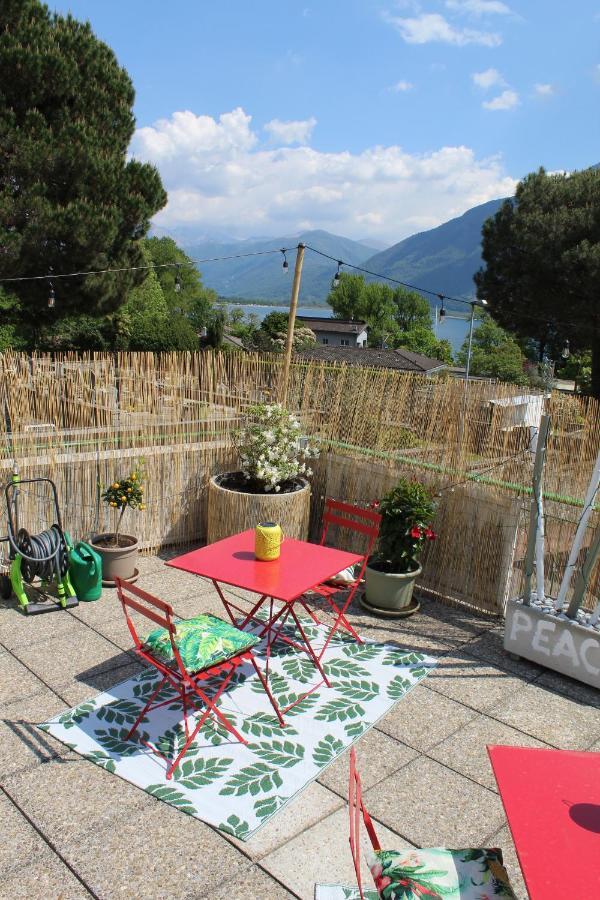Appartamento Con Terrazza A Due Minuti Dal Lago Minusio Bagian luar foto